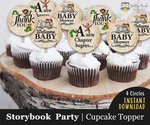 Storybook Themed Cupcake Toppers  |  Welcome Baby