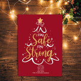2020 Christmas Holiday Greeting Card on a Pandemic, Quarantine, Isolation - Digital Download