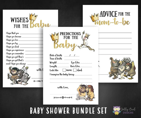 Classic Winnie The Pooh Baby Shower Games - Bundle Set – Jolly Owl Designs