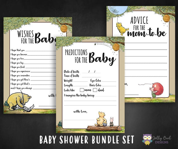 Winnie The Pooh 'Baby Days' Baby Shower Game Book (1ct)