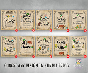 Story Book Themed Party Signs - Bundle Set