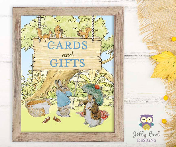 Peter Rabbit Party Signs - Cards and Gifts