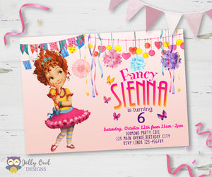 Fancy Nancy Birthday Party Invitation