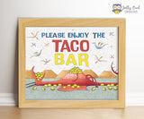 Dragons Love Tacos Party Signs - Bundle Set