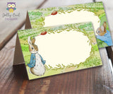 Food Tent Label for Peter Rabbit Themed Party