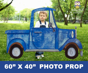 Little Blue Truck Party Photo Prop Large Cutout