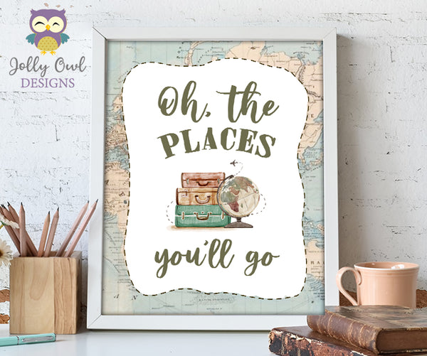 Oh The Places You'll Go Table Sign - Printable Signage for Vintage Tra – Jolly Owl Designs oh-the-places-you-ll-go-table-sign-printable-signage-for-vintage-tra-jolly-owl-designs