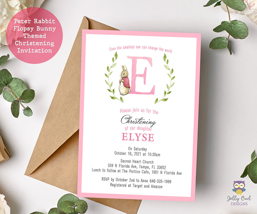 Peter Rabbit Charms Personalised - Flopsy Bunny Design, Pack Of 10 ...