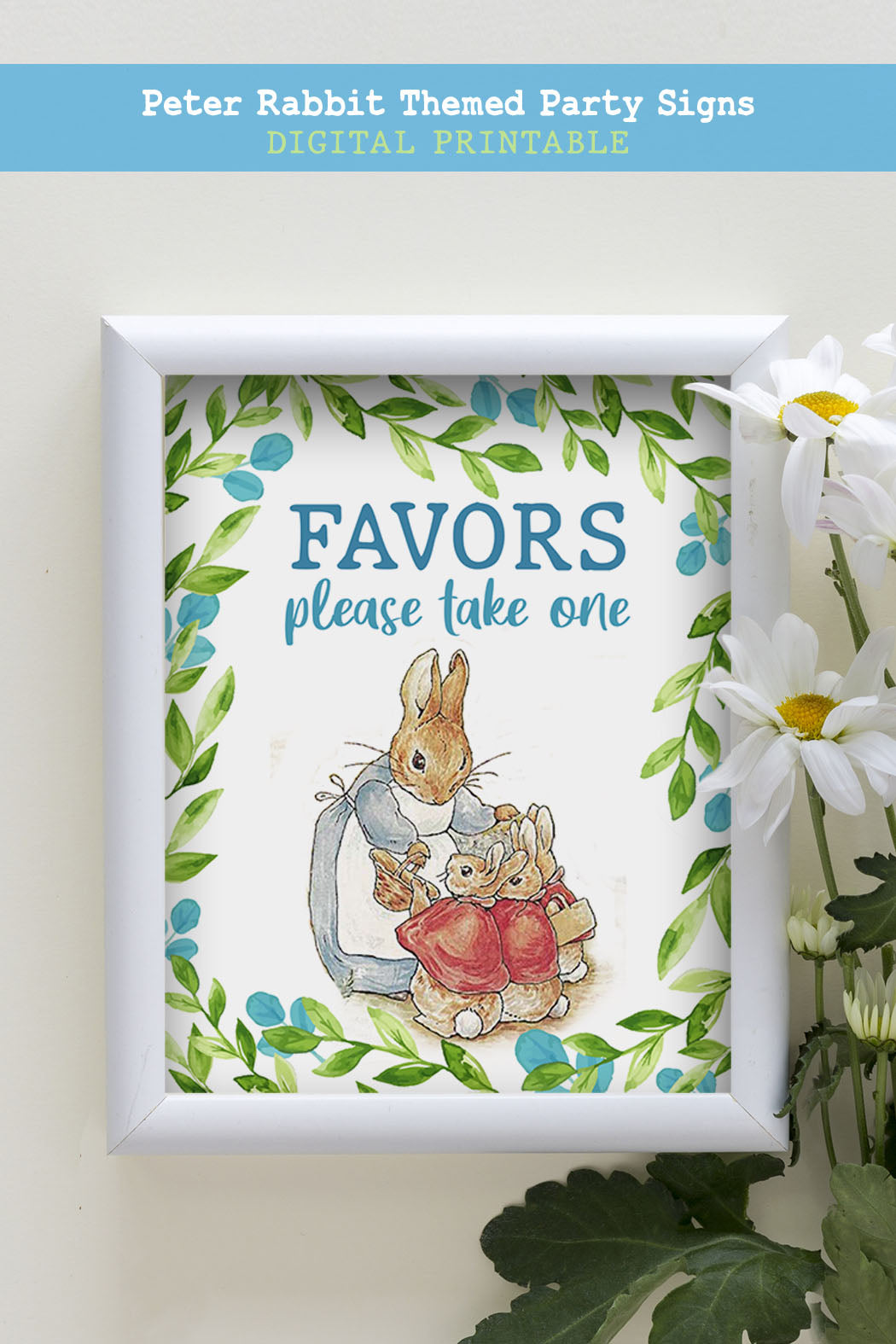 Peter Rabbit Baby Shower Party Signs - Somebunny Is On His Way – Jolly Owl  Designs
