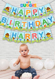 Hey Duggee Happy Birthday Banner - Personalized