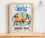Spirit Riding Free Party Signs Bundle