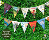 Storybook Book Themed Printable Banner Decoration - For Baby Shower or Birthday