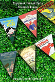 Storybook Book Themed Printable Banner Decoration - For Baby Shower or Birthday