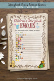 Storybook Book Themed Baby Shower - Emoji Pictionary Game