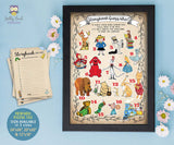 Story Book Themed Baby Shower or Birthday Party Guess the Character Game