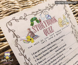 Story Book Themed Baby Shower Game - Children's Book Quiz