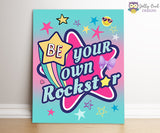 Jojo Siwa Party Signs - Be Your Own Rockstar