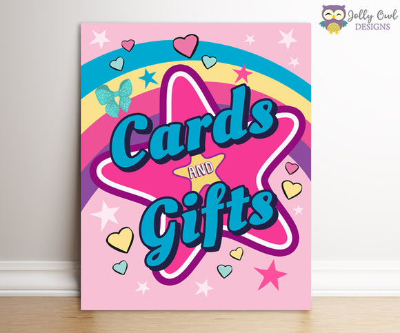 Jojo Siwa Party Signs - Cards and Gifts