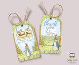 Peter Rabbit Party Favor Thank You Tag Personalized
