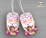 Fancy Nancy Party Thank You Tag - Favor Tag