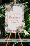 Welcome Sign for Tropical Summer Aloha Hawaiian Party - For Baby Shower, Bridal Shower, Birthday, and any occasion