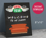 FRIENDS TV Party Signs Bundle Set for Birthday Party