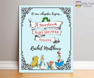 Storybook Party Welcome Sign Personalized