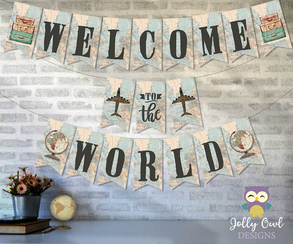 Travel themed baby shower centerpieces hotsell