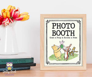 Winnie The Pooh Party Sign - Photo Booth Sign