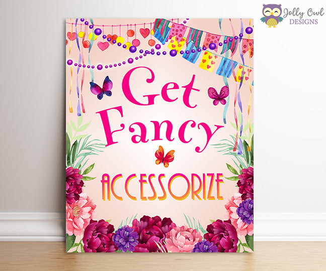 Fancy Nancy Birthday Party Signs - Get Fancy and Accessorize – Jolly ...