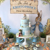 The Tale of Peter Rabbit Party Backdrop