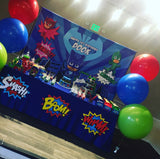 PJ Masks Birthday Party Backdrop
