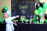 Mad Science Birthday Party Backdrop