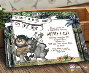 Where The Wild Things Are Baby Shower Invitation
