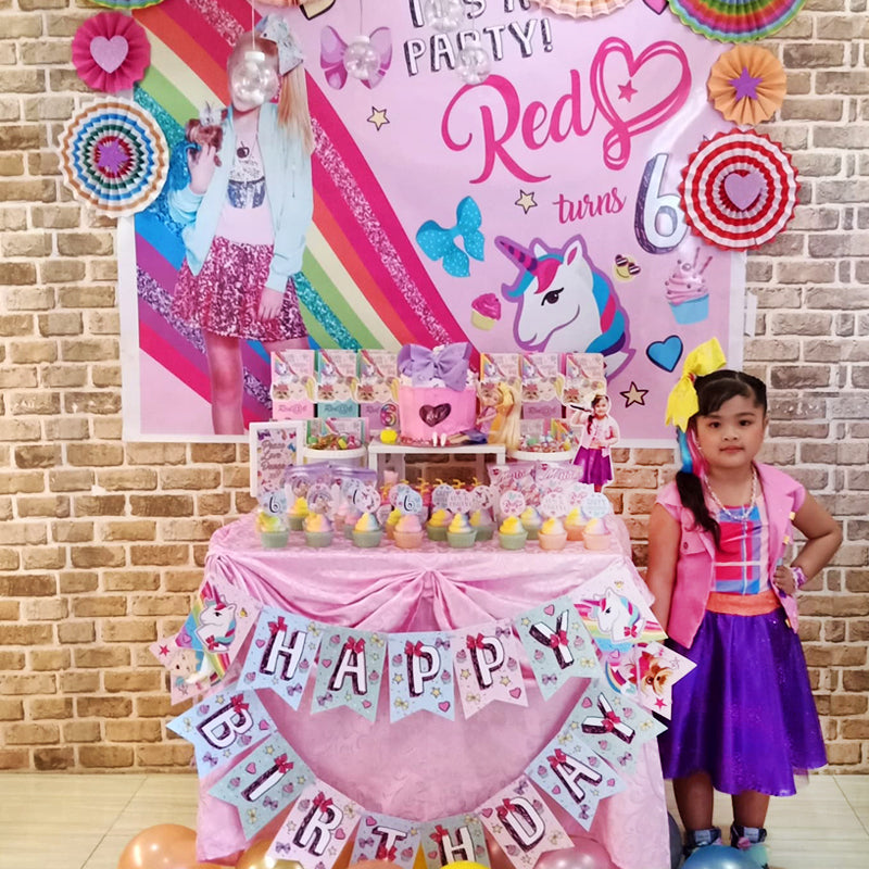 Jojo Siwa Birthday Party Backdrop