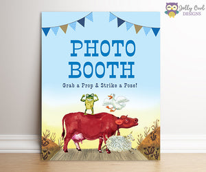 Little Blue Truck Birthday Party Sign - Photobooth