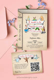 Storybook Baby Shower Invitation Bundle with Shower Registry Card