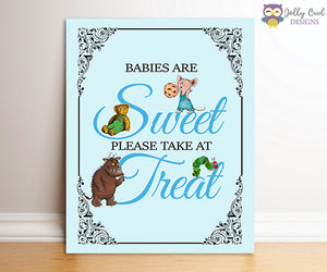 Book Themed Baby Shower Party Sign - Sweet Treats