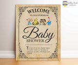 Book Themed Baby Shower Party Sign - Welcome Sign