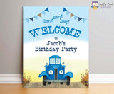 Little Blue Truck Birthday Party Package - PERSONALIZED